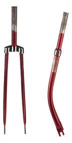 Tenedor para Bicicleta Turismo 28” en Acero Rojo