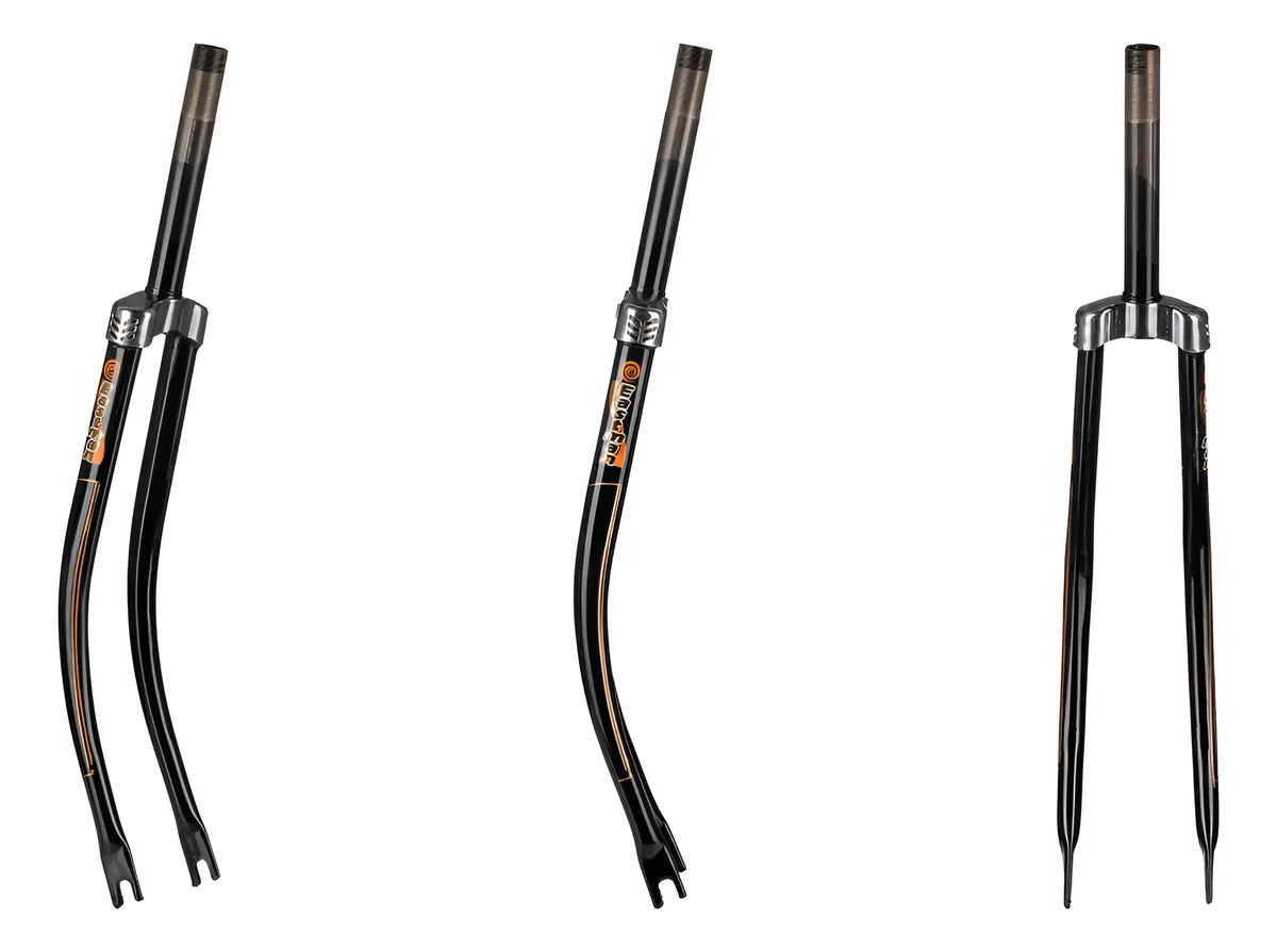 Tenedor para Bicicleta Turismo 28” en Acero Negro