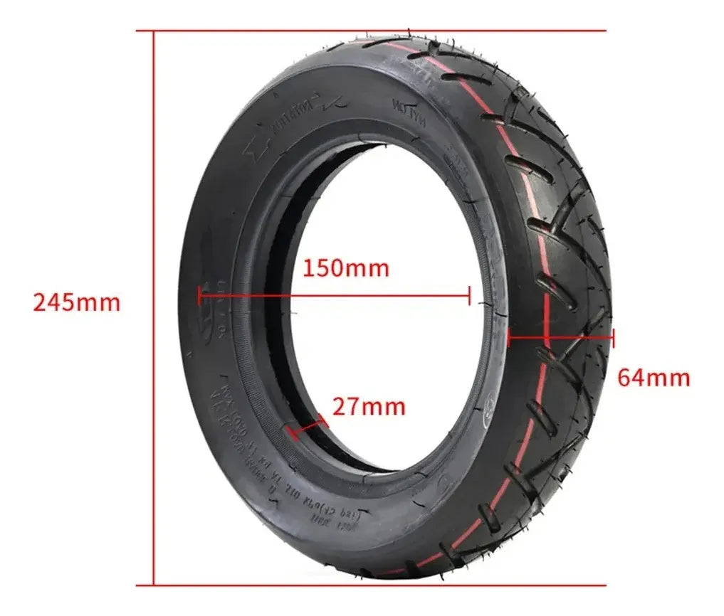 Llanta 10x2.50 CST Original para Patineta Eléctrica – Neumático Scooter Eléctrico