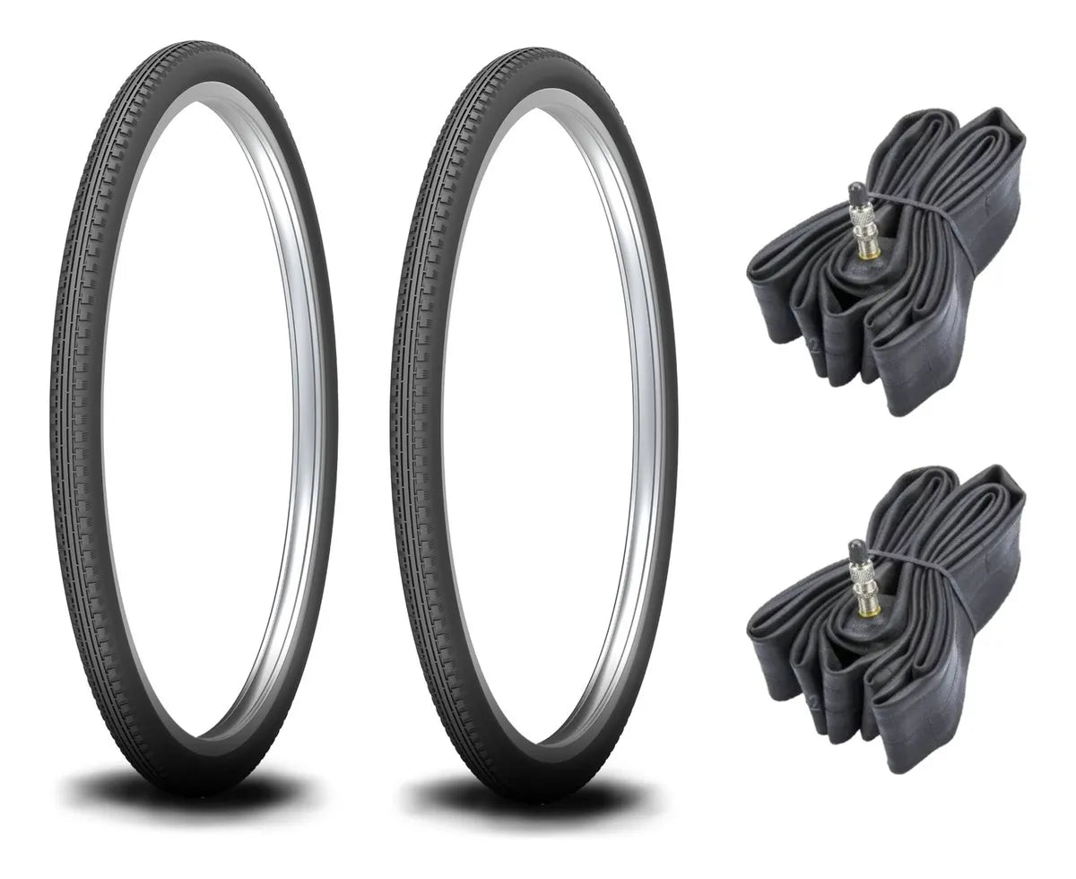 Llantas Silla De Ruedas 24 x 1 3/8 Kenda Con Neumáticos X2 Unidades Color Negro