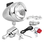 Kit Lámpara y Dinamo para Bicicleta turismo vintage 12 V