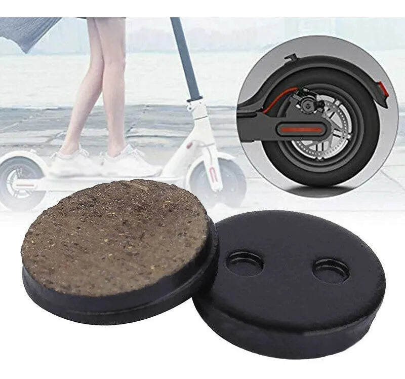 Pastillas de Freno Redondas para Bicicleta y Patineta Eléctrica – Juego de Pastillas