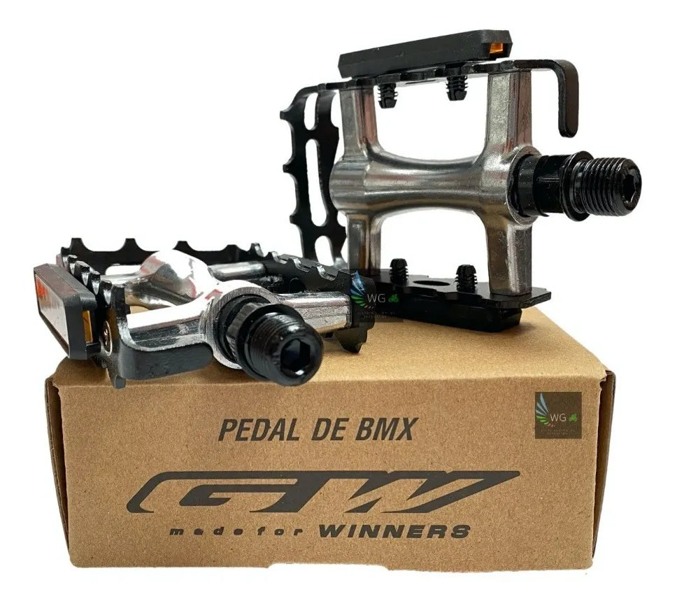 Pedales De Bicicleta Gw Aluminio Livianos Negro