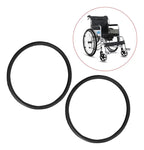 Llantas Silla Ruedas 22 X 1 3/8 Con Neumático - 2 Unidades Negro