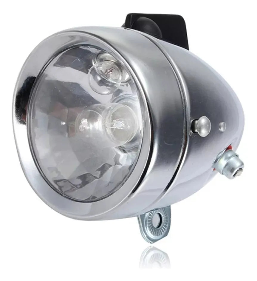 Kit Lámpara y Dinamo para Bicicleta turismo vintage 12 V