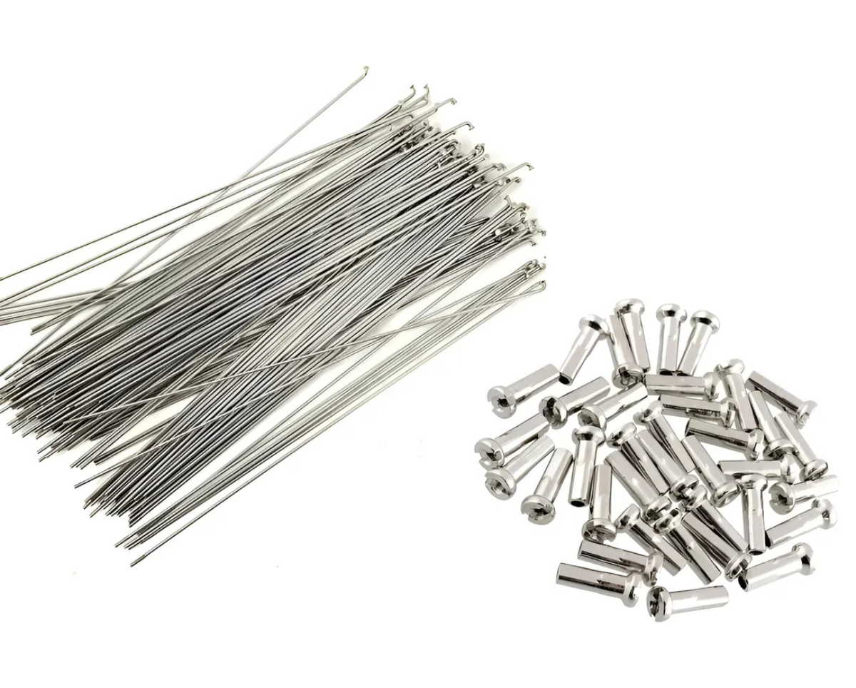 Radios Bicicleta 287 mm Cromados Para Bicicleta De Turismo