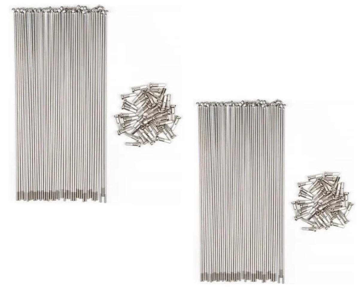 Radios Bicicleta 287 mm Cromados Para Bicicleta De Turismo