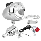 Kit Lámpara y Dinamo para Bicicleta turismo vintage 12 V