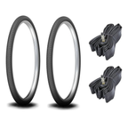 Llantas Silla De Ruedas 24 x 1 3/8 Kenda Con Neumáticos negro