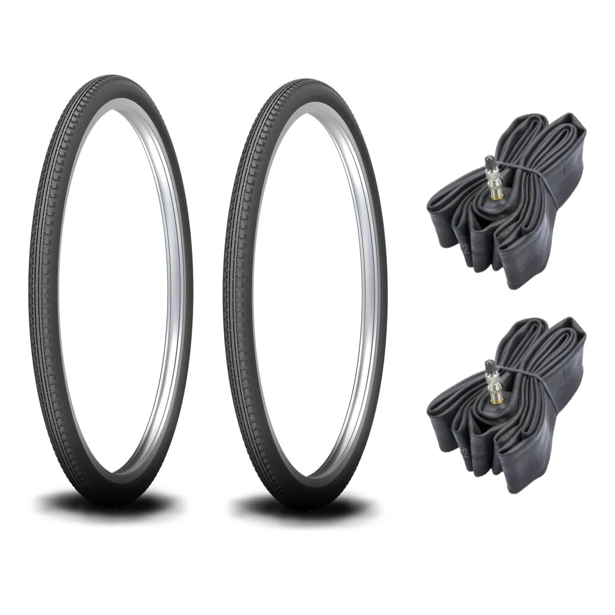 Llantas Silla De Ruedas 24 x 1 3/8 Kenda Con Neumáticos negro